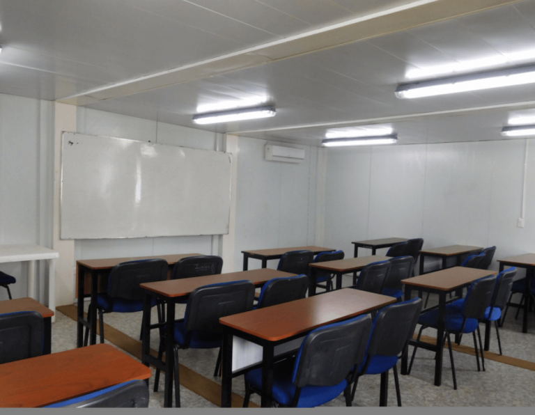 Módulos prefabricados salón de clase