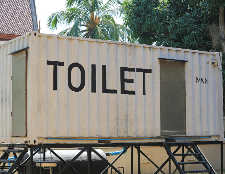 Toilet batería de baños